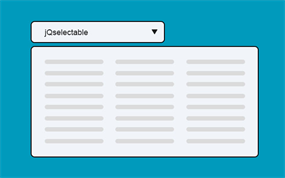 jQuery下拉列表插件jQselectable